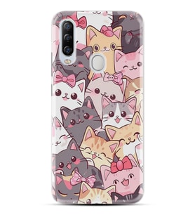 GM 20 Pro Kılıf HD Resim Baskılı Harika Kediler StKd -077