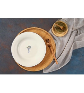Porland Vaso Piccolo Desen4 Düz Tabak 22 cm 04ALM008041