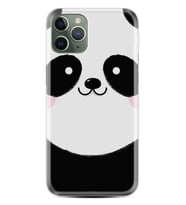 Apple iPhone 11 12 13 14 Pro Max Kılıf Desemli Silikon Sevimli Panda 1794