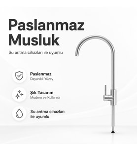 Paslanmaz Su Arıtma Musluğu 608506106