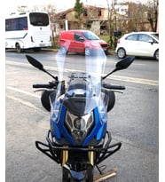 MOTOCAM CF Moto 650 MT Ön Cam 2016-2026 Model 56cm Şeffaf Renkli 4mm