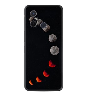 Xiaomi Redmi 12C Kılıf Resimli Desenli Silikon Platinium Series Mooons 1861