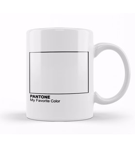 Pantone Kupa Bardak Porselen
