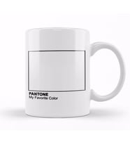 Pantone Kupa Bardak Porselen