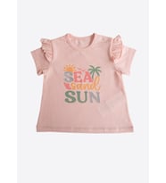 Organik Sun T-Shirt Pembe