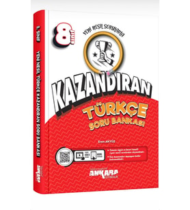 Ankara Yayıncılık Ankara Yayıncılık 8. Sınıf Lgs Türkçe Kazandıran Soru Bankası 2022 (Çok Renkli)