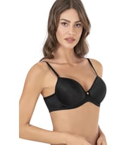 Le Jardin 9700-B Desteksiz-Balenli Micro Soft Sütyen (Siyah)