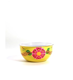 Kapaklı Kase Sarı (14 cm)