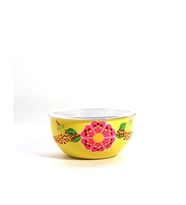 Kapaklı Kase Sarı (14 cm)