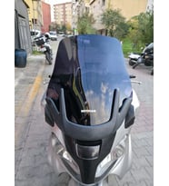 MOTOCAM Suzuki Burgman 650 Ön Cam 2001-2004 Model 60cm Siyah Renkli 4mm