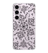 Samsung Galaxy S23 Plus  Köşe Korumalı Antişok Kapak Nostalji Desen Tasarımlı Şeffaf  Kılıf