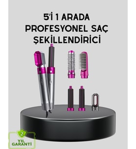 5’i 1 Arada Saç Şekillendirme Makinesi Hızlı Kuruma ve Kuaför Kalitesinde Sonuç