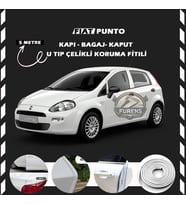 Fiat Punto Oto Araç Kapı Koruma Fitili 5metre Parlak Beyaz Renk