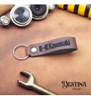 Destina Ahşap Hakiki Deri Anahtarlık Model 2