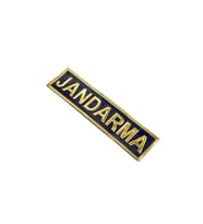''jandarma'' Gögüs Yazısı GOLD Asayiş 3d, Yeni Tip, Cırtlı, Standart Ölçü, 1.sınıf Kalite (Çok Renkli)
