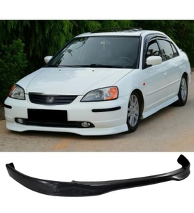Honda Civic Vtec 2 Typer Ön Ek Karlık Mat Siyah Plastik Makyajsız Kasa 2001 2002 2003