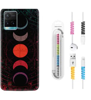 Vivo Y11S Y21S Y20 Y20S Y70 Kılıf Kablo Koruma Spiral Silikon Epiclys 1645
