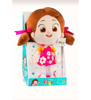 Lisanslı Niloya Kalpli Müzikli Peluş Oyuncak Sesli Bebek 35 Cm. (Çok Renkli)