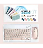 ZR20Km Pembe Kablosuz Klye Mouse Set