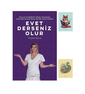 Evet Derseniz Olur - Yeşim Kuzu - Müptela Yayınları 9786257099219 Not Defterli Seti