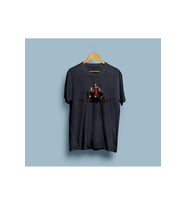 Oversize The Vampire Diaries Tasarım Unisex T-shirt (Siyah)