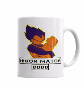 Higor Matos Vegeta Kupa Bardak Porselen