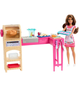 Barbie Ve Teresa'Nın Dostluk Tarifi Teresa Bebek Ve Mutfak Oyun Seti, Renk Değiştiren Kurabiyeler Da (Çok Renkli)