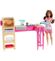 Barbie Ve Teresa'Nın Dostluk Tarifi Teresa Bebek Ve Mutfak Oyun Seti, Renk Değiştiren Kurabiyeler Da (Çok Renkli)