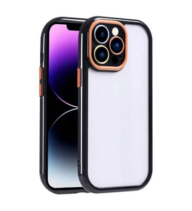 Apple iPhone 14 Pro Max Kılıf Kamera Korumalı Renkli Kenar ve Çerçeve Tasarımlı Zore Vitamin Kapak