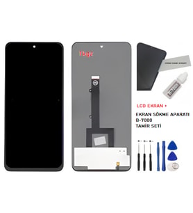 Infinix ZERO X PRO Uyumlu Lcd Ekran Dokunmatik Servis Lcd + B-7000 + TAMİR SETİ