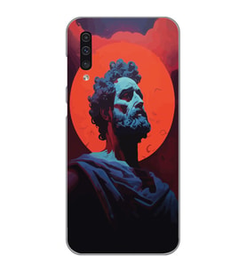 Samsung Galaxy A50 - A30S - A50S Uyumlu Aristoteles Tasarımlı Şeffaf Telefon Kılıfı