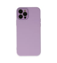 Pilelistore   iPhone 12 Pro Kılıf Lansman Glass Kapak - Lila
