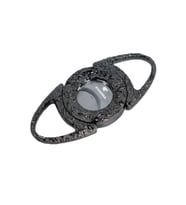 Cohiba Siyah Kabartmalı Metal Puro Makası Kesici