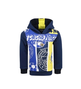 Fenerbahçe ÇOCUK TRIBUN FENERBAHÇE PATTERN SWEAT (Lacivert)