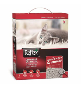 Reflex Granül Aktif Karbonlu Topaklanan Kedi Kumu 6 Lt