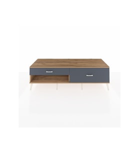 Kronos TV Ünitesi 2 Çekmeceli  176x59x51 Çam-Çam/Antrasit