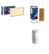 Bosch Filtre Bakım Seti Volkswagen Bora 1.9 TDI Dizel 1998-2005 Hava + Yağ f. + Yakıt Filtre Bosch