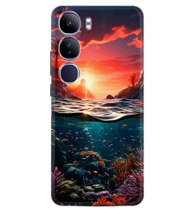 Vivo V40 Lite Kılıf Boutique Baskılı Resimli Okyanus Pcode -067