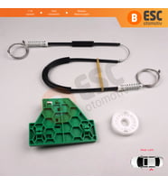 Audi A4 B6 8E2 8E5 B7 8EC 8ED Seat Exeo 3R 4/5 Kapı 8E0839461 İçin Arka Sol Cam Kriko Tamir Seti