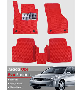 KİA CERATO (2003-2008) Uyumlu EVA Paspas Tam Set–Araca Özel,Kolay Montaj,Su Geçirmez