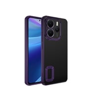 Xiaomi Redmi Note 14 4G Uyumlu Kılıf Kamera Korumalı Logo Gösteren Zore Omega Kapak