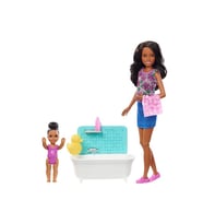 Barbie Bebek Bakıcısı Bebeği Ve Aksesuarları Oyun Seti Fhy97-Fxh06