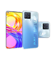 Realme 8 Pro Kılıf Şeffaf Silikon Hibrit Case (Renksiz)