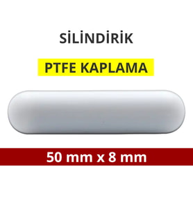 Dolar Kimya Manyetik Balık - Silindirik (PTFE Kaplı) - 50 mm x 8 mm