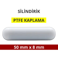 Dolar Kimya Manyetik Balık - Silindirik (PTFE Kaplı) - 50 mm x 8 mm