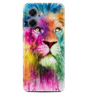Xiaomi Redmi Note 11E Kılıf Resimli Desenli Baskılı Silikon Colorfull Leon 2 1388