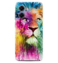 Xiaomi Redmi Note 11E Kılıf Resimli Desenli Baskılı Silikon Colorfull Leon 2 1388