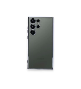 Newface Samsung Galaxy S23 Ultra Kılıf Razer Lensli Silikon - Açık Mavi