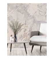 Dreamwall Çatlak Mermer Desenli Yırtılmaz Tekstil Duvar Kağıdı (Çok Renkli)