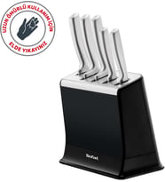 Tefal Eversharp Pro 5 Parçalı Bıçak Seti, Kendinden Bilenen Bıçak Bloğu, Patentli Bileme Teknolojisi
